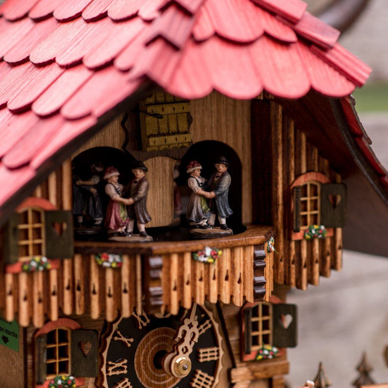 Relógio Cuco Mecânico Diário Floresta Negra