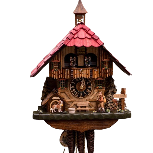 Relógio Cuco Mecânico Diário Floresta Negra