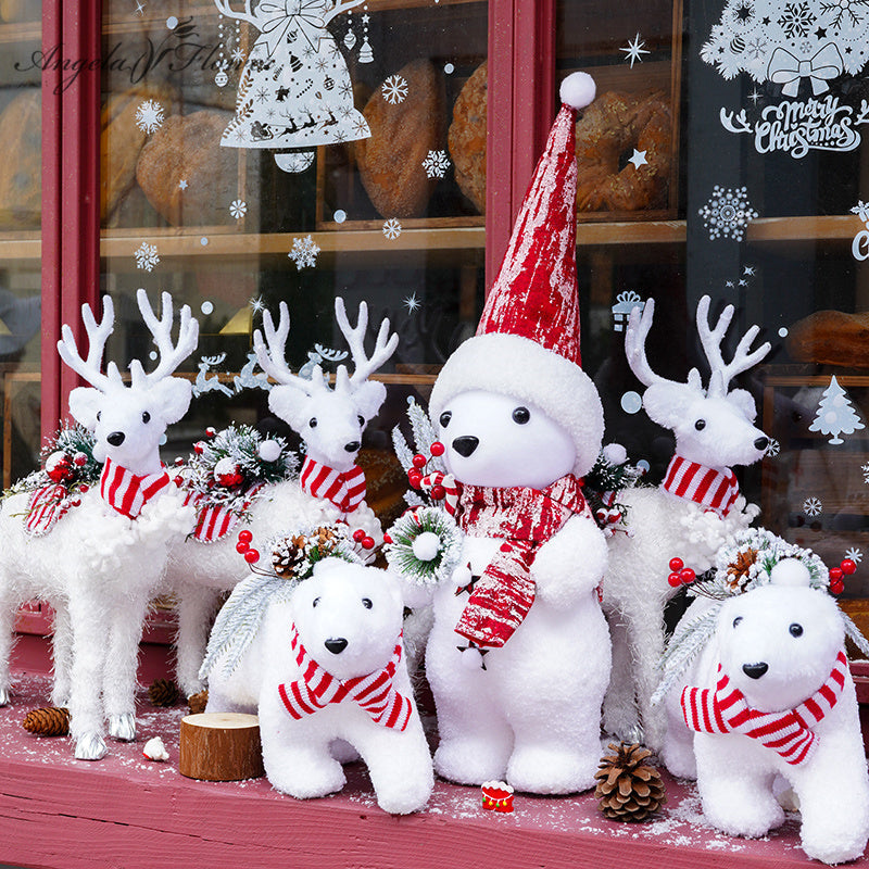 🦌 Decoração de Natal - Bonecos de Rena e Urso