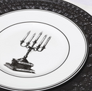 Conjunto de pratos de sobremesa Halloween - 4 Peças