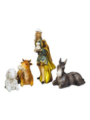 Presépio Tradicional 11 peças em Borracha 25.5 cm