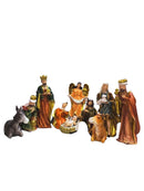 Presépio Tradicional 11 peças em Borracha 25.5 cm