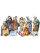 Presépio em borracha Colorido 11 peças 60 cm Inquebrável