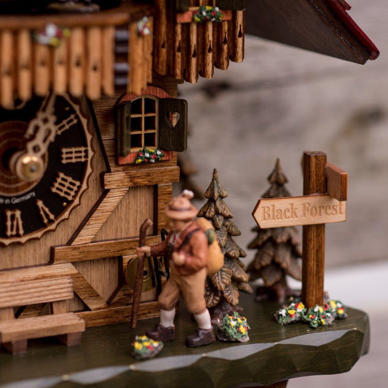 Relógio Cuco Mecânico Diário Floresta Negra