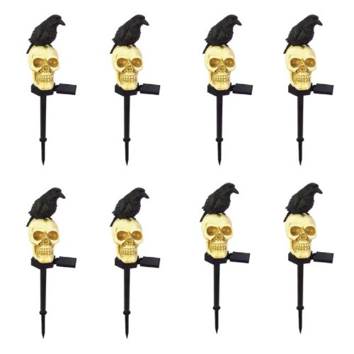 Kit Luminária Solar Abóbora Decorativa - Halloween