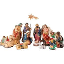 Presépio Colorido 14 Peças 30cm Inquebrável