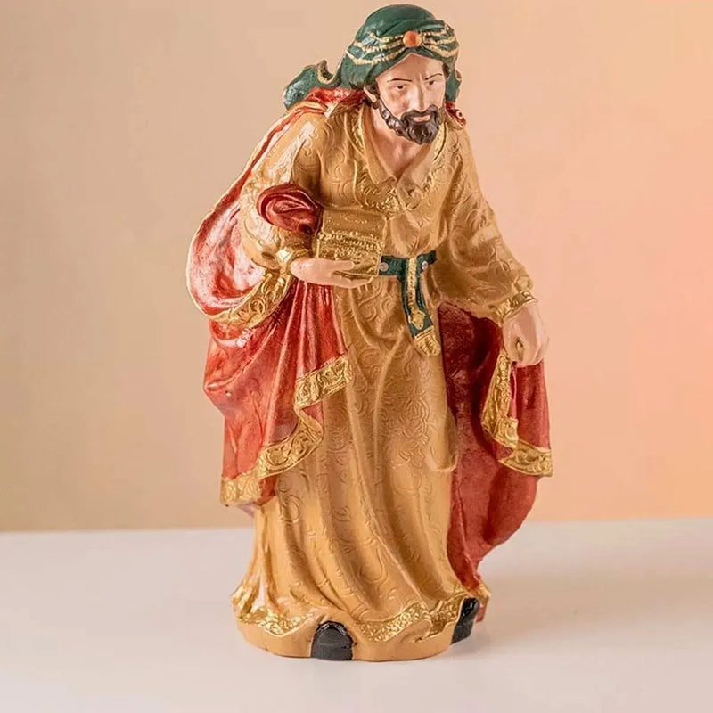 Presépio Colorido 14 Peças 30cm Inquebrável